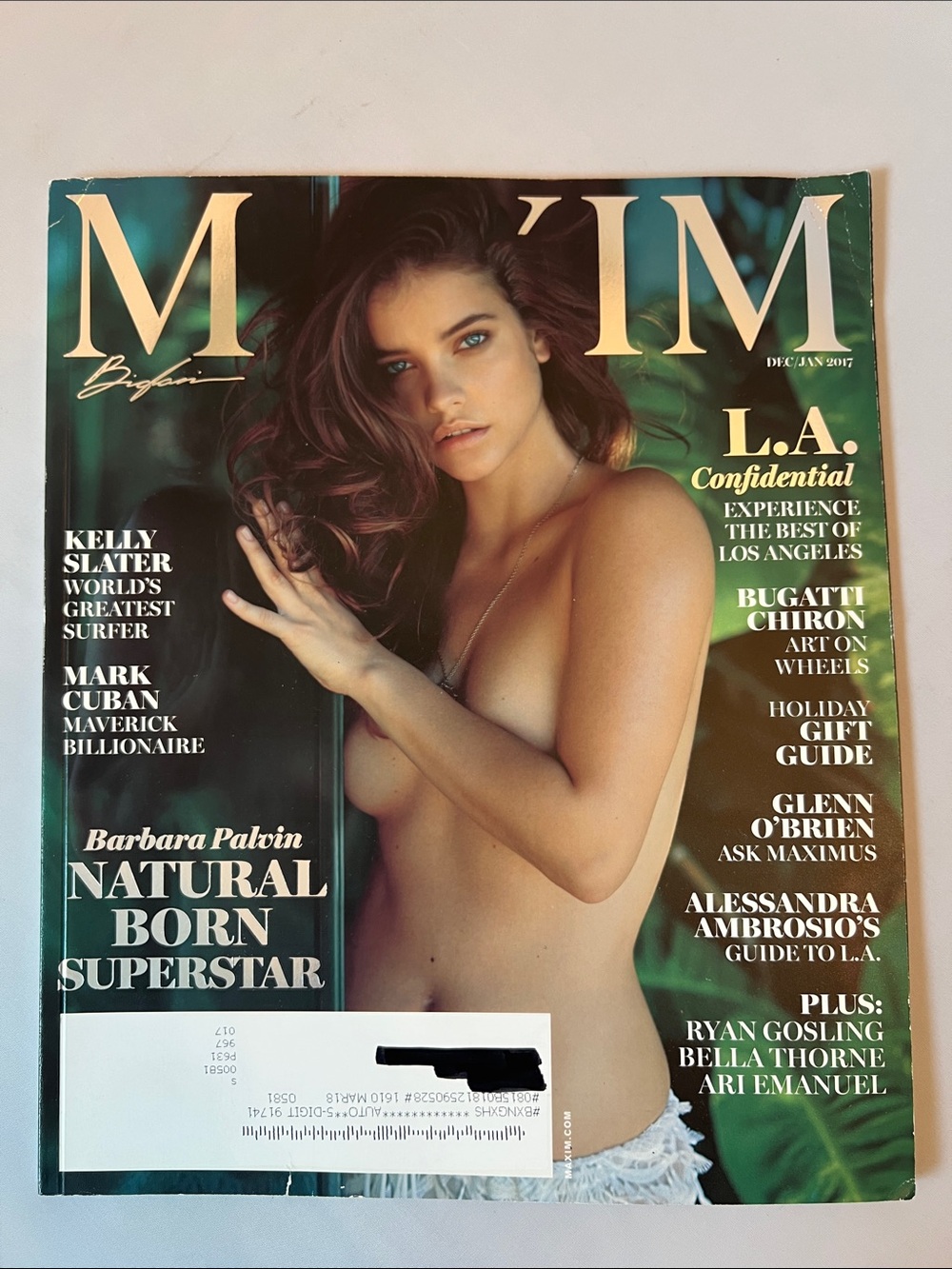 Maxim Magazine - Cover Barbara Palvin - Dec 2016/January 2017 - Issue 219